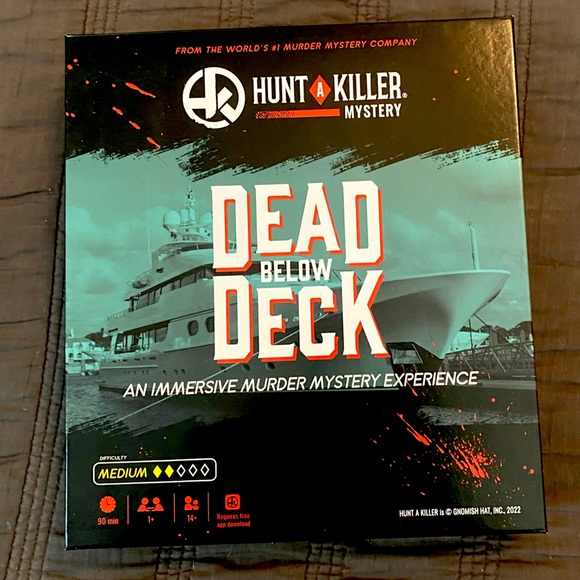 Hunt A Killer Games Hunt A Killer Dead Below Deck Game Poshmark